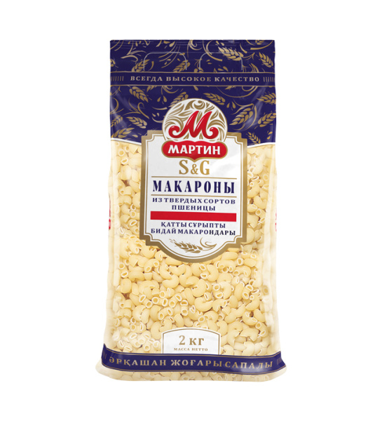 Рожок Капля макаронные изделия Мартин гр.А, в/с 2кг*7